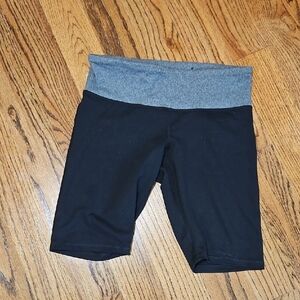 Champion Black and Gray Bike Shorts